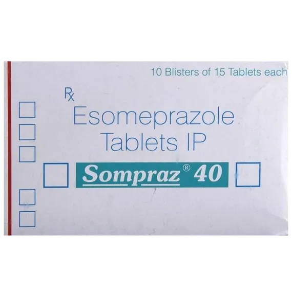 sompraz 40mg tablet 15's